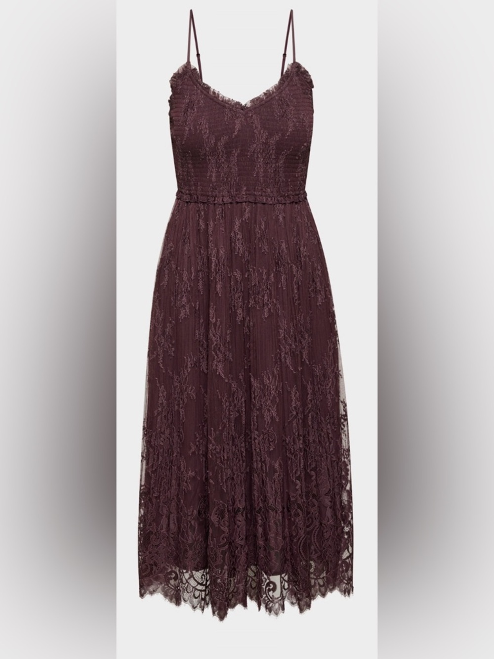 Aritzia Tuberose Lace Dress - Cardamon